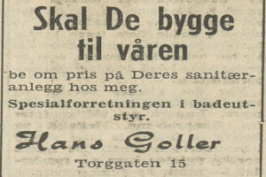 Bilde av Hans Goller Rørleggerforretning